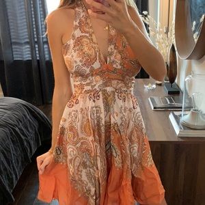 Orange sundress